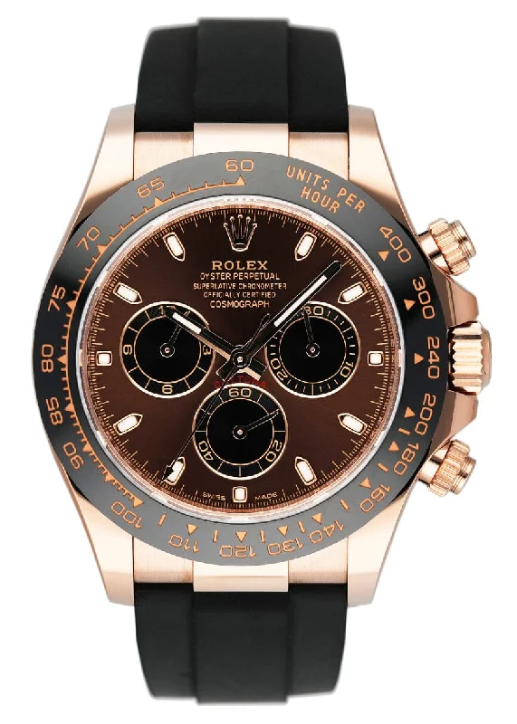 Rolex Daytona 116515LN Chocolate Dial Rose Gold Box Papers