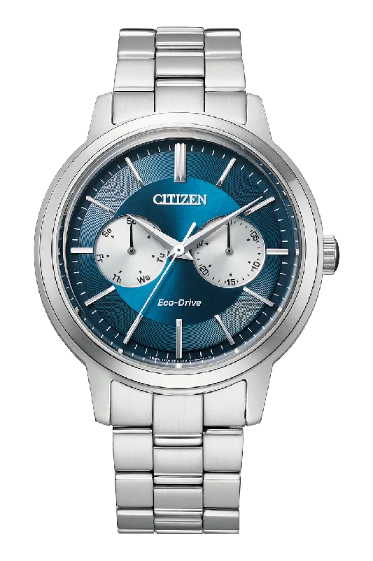 Citizen Eco-Drive Stainless Steel Blue Dial Watch BU4030-91L