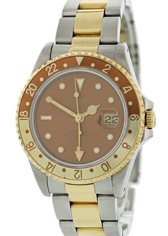 Rolex GMT Master II 16713 Root Beer Men's Watch