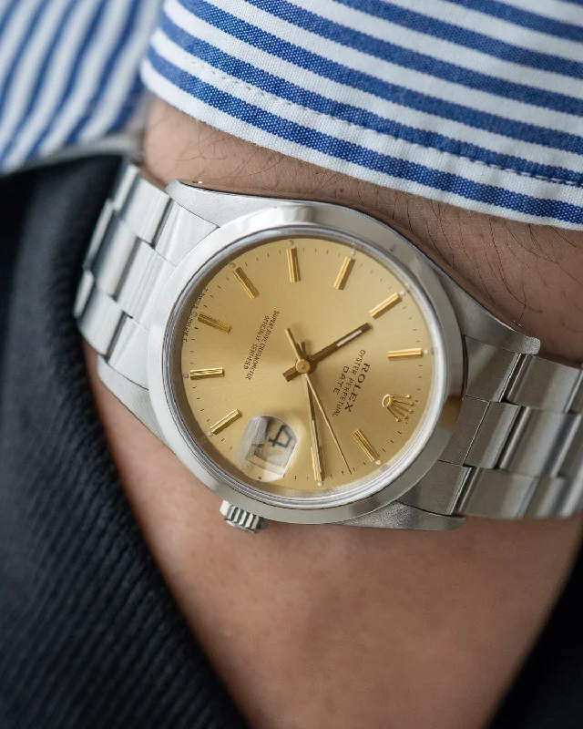 ROLEX Oyster Perpetual Date 15200 Champagne Dial