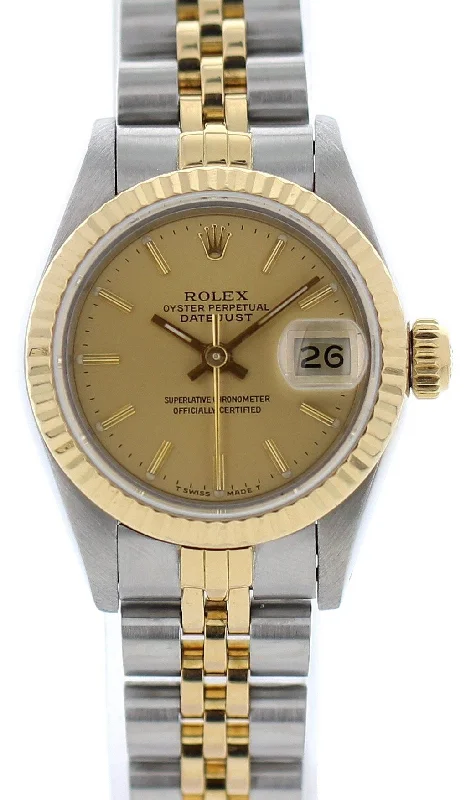 Rolex Oyster Perpetual Datejust 69173 W/ Papers