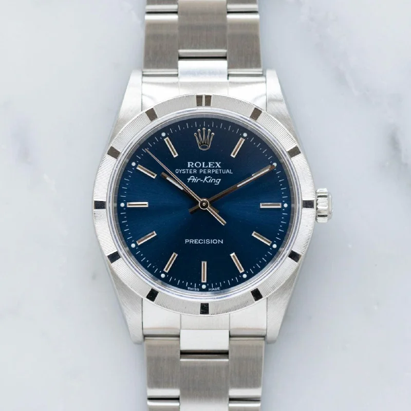 ROLEX Air-King 14010 Blue Dial