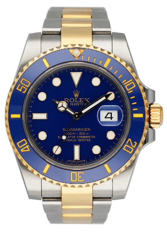 Rolex Submariner Date 116613LB Blue Dial Mens Watch Box & Papers