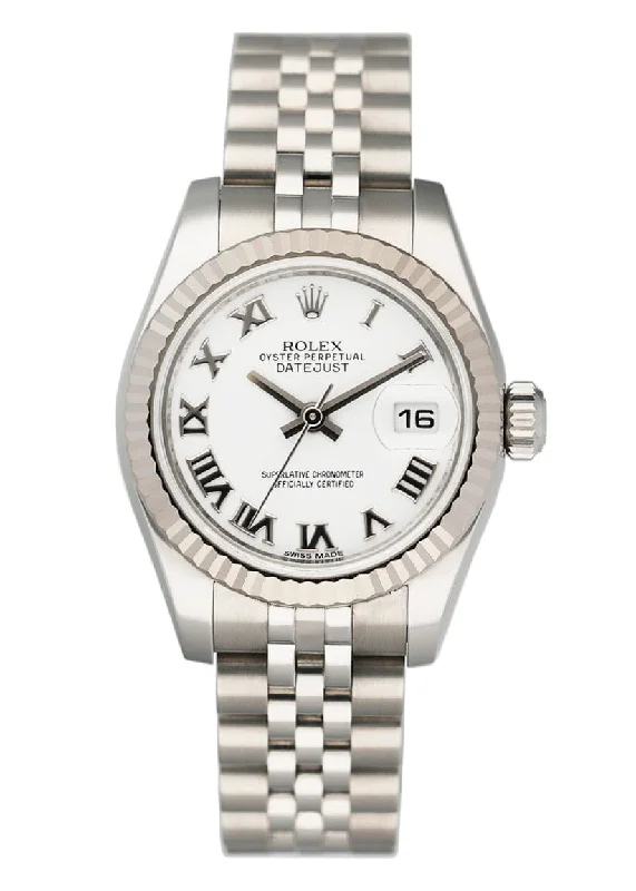 Rolex Datejust 179174 White Dial Ladies Watch