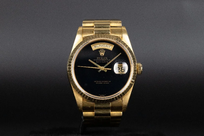 Rolex<br>18238 DayDate 36 Onyx Dial