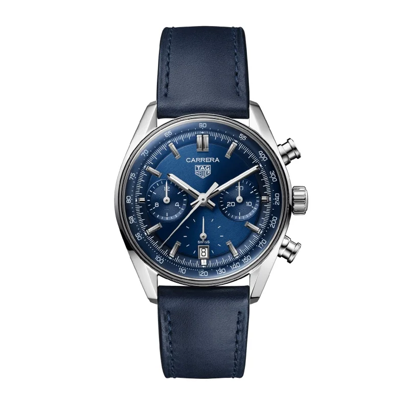 Tag Heuer Carrera Men's Blue Chronograph Watch CBS2212.FC6535