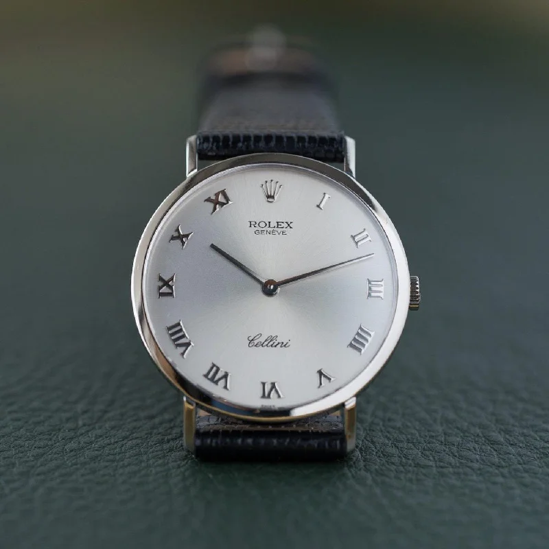 ROLEX Cellini 4112 WG Roman Dial 1990s