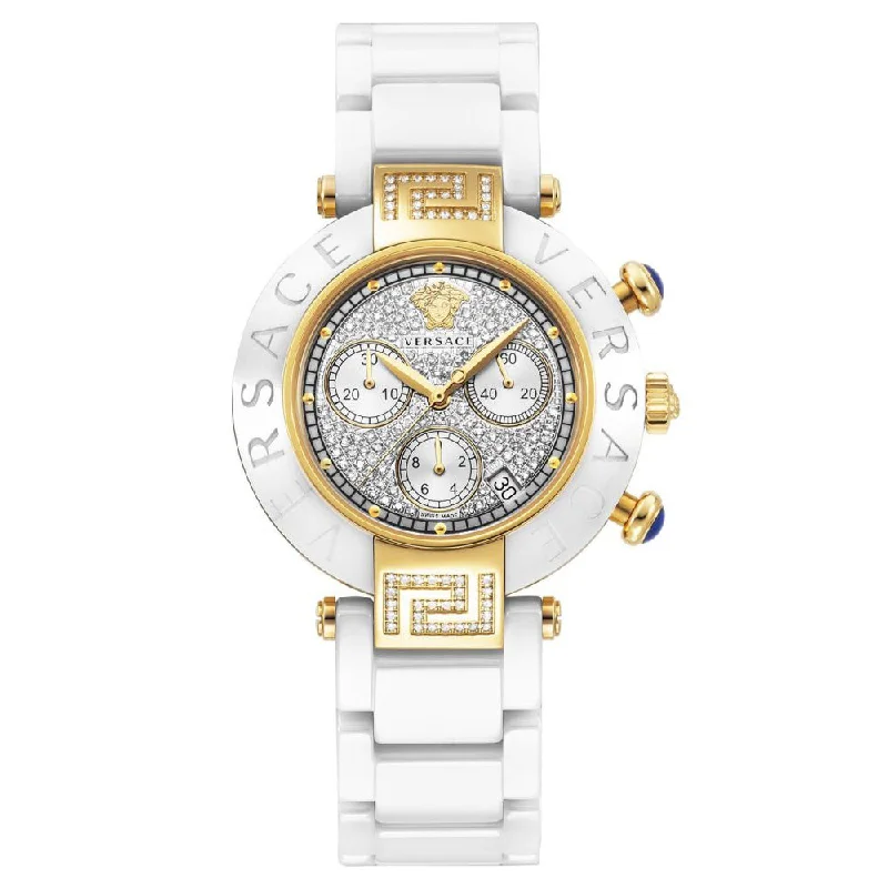 Versace Reve Chronograph Ladies' White Diamond Watch 95CCP11D01FSC01