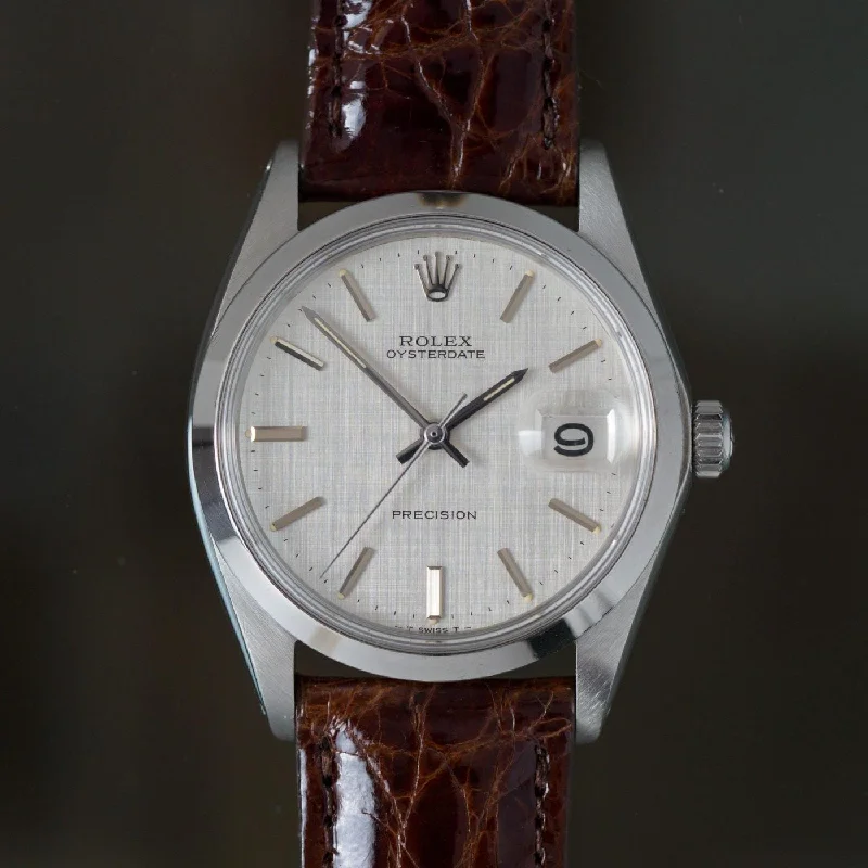 ROLEX Oyster Precision 6694 Linen Dial Cal.1225 1970s