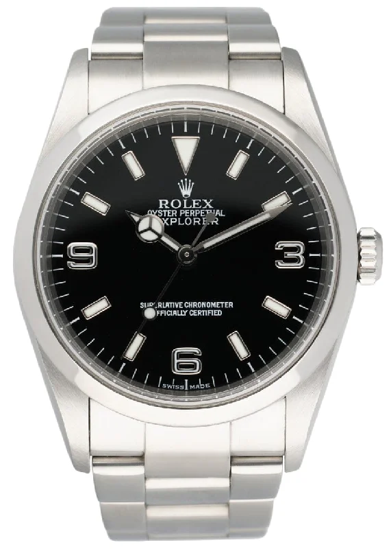 Rolex Explorer 114270 Stainless Steel Mens Watch