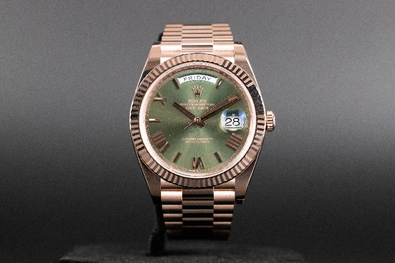 Rolex<br>228235 DayDate 40 Olive Green Dial