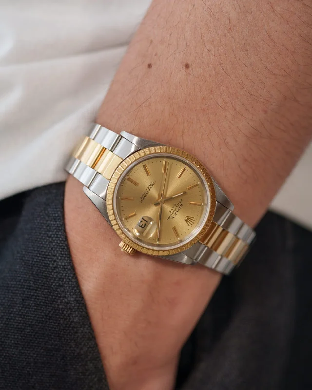 Rolex Oyster Perpetual Date 15203 with Box and Paper