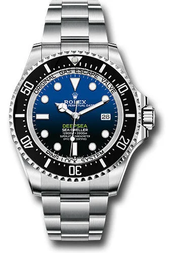 Rolex Oystersteel Deepsea Watch - D-Blue Dial - Oyster Bracelet - 136660 dbl