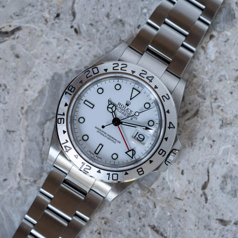 ROLEX Explorer II 16570 White "Polar"