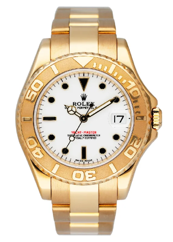 Rolex Yacht-Master 168628 Midsize White Dial Watch