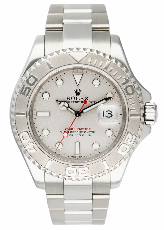 Rolex Yacht Master 16622 Platinum Bezel Mens Watch