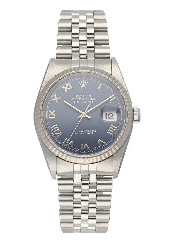 Rolex Datejust 16234 Blue Dial Mens Watch