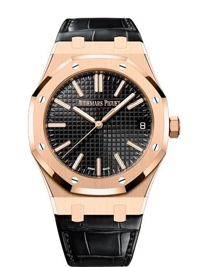 Audemars Piguet Royal Oak 41mm Rose Gold Black Dial 15510OR.OO.D002CR.02