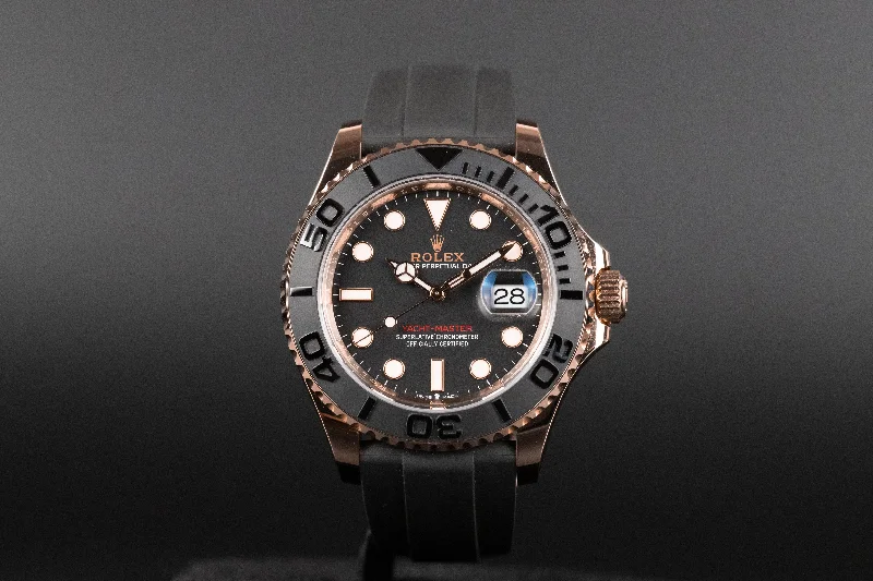 Rolex<br>126655 Yacht-Master 40 Oysterflex Black Dial