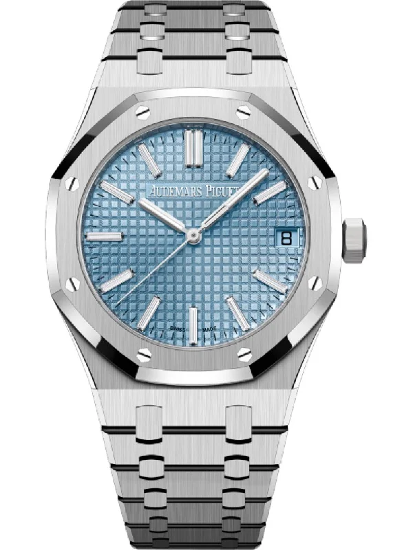 Audemars Piguet Royal Oak Limited Edition of 100 Ice Blue Baguette Dial 15510BC.OO.1320BC.01