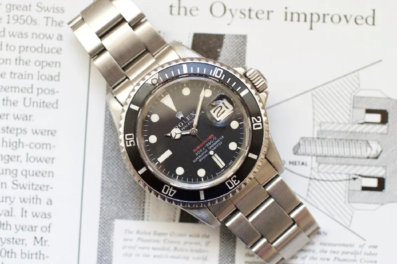 SOLDOUT: Rolex RED Submariner Date 1680 METERS FIRST 1969