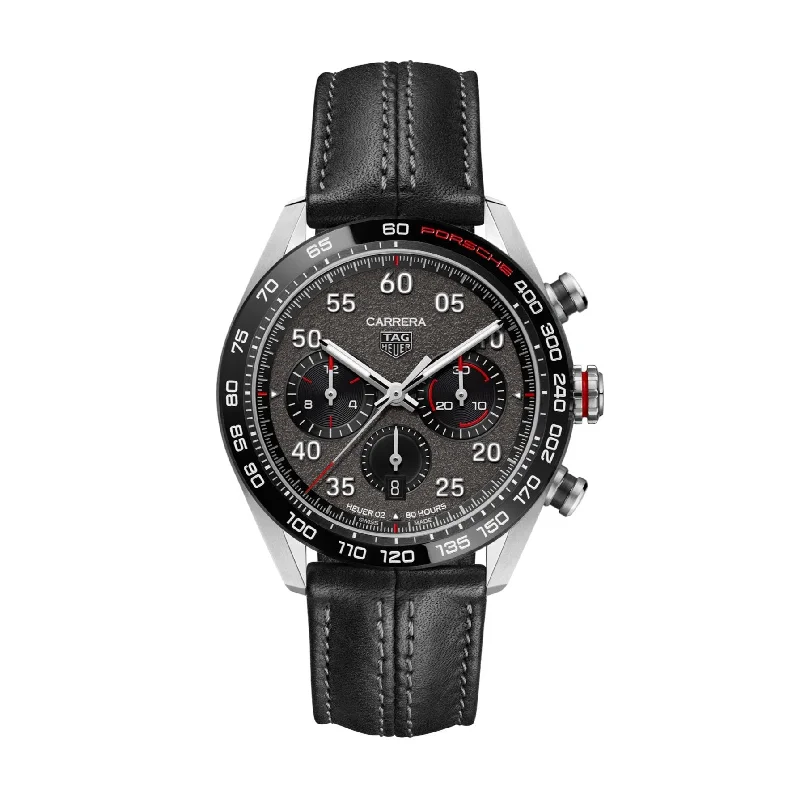 Tag Heuer Carrera Men's Grey Chronograph X Porsche Special Edition Watch