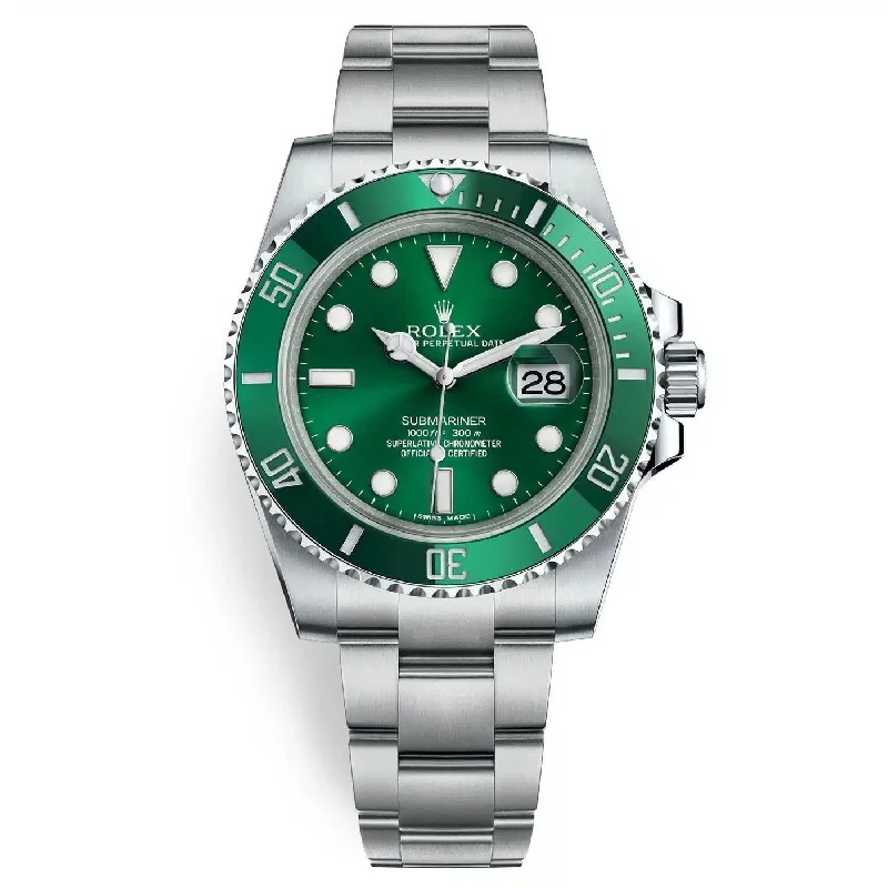 Rolex Submariner Stainless Steel "The Hulk" Green Dial Cerachrom Bezel (Ref#116610LV)