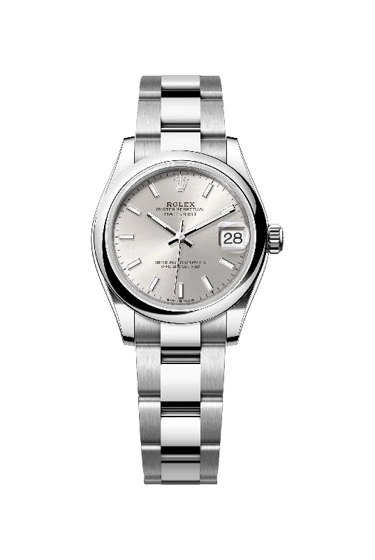 Rolex Watch Datejust 31mm Oystersteel Domed Bezel, Silver Index Dial, Oyster Bracelet 278240-0005