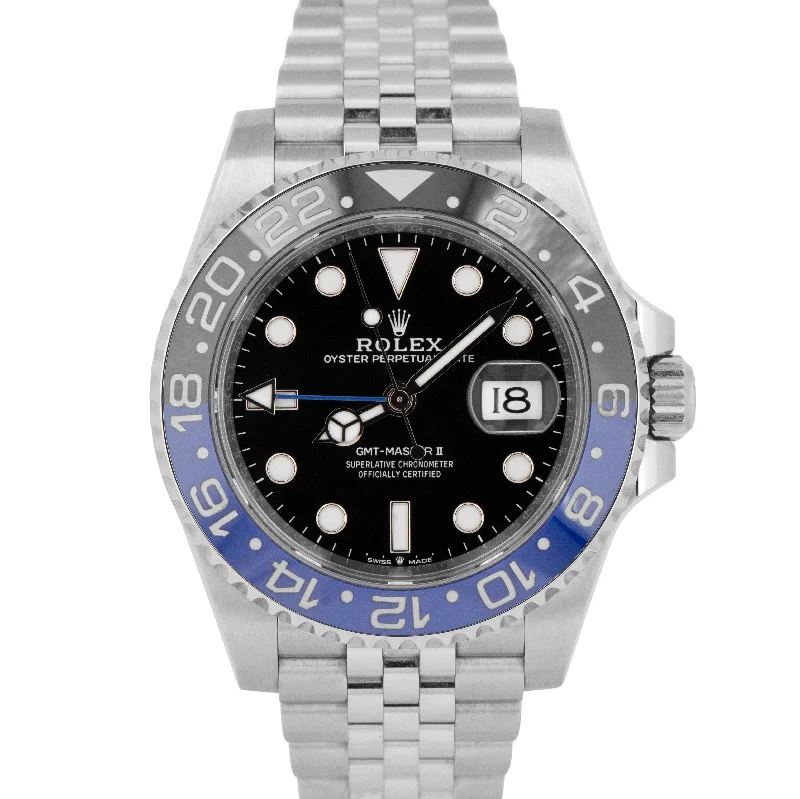 2023 NEW CARD Rolex GMT-Master II BATMAN Blue Jubilee Steel 40mm 126710 BLNR BOX