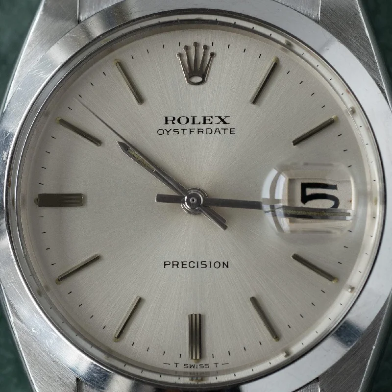 ROLEX Oysterdate Precision 6694 Silver 1960s