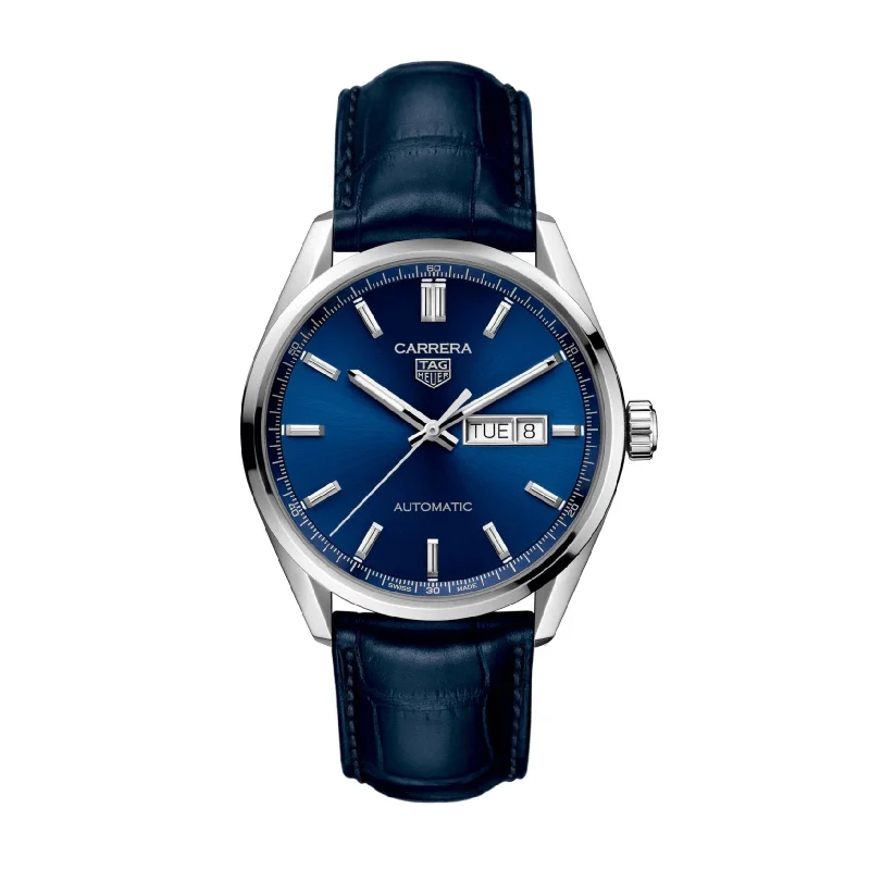 Tag Heuer Carrera Men's Blue Day-Date Watch WBN2012.FC6502