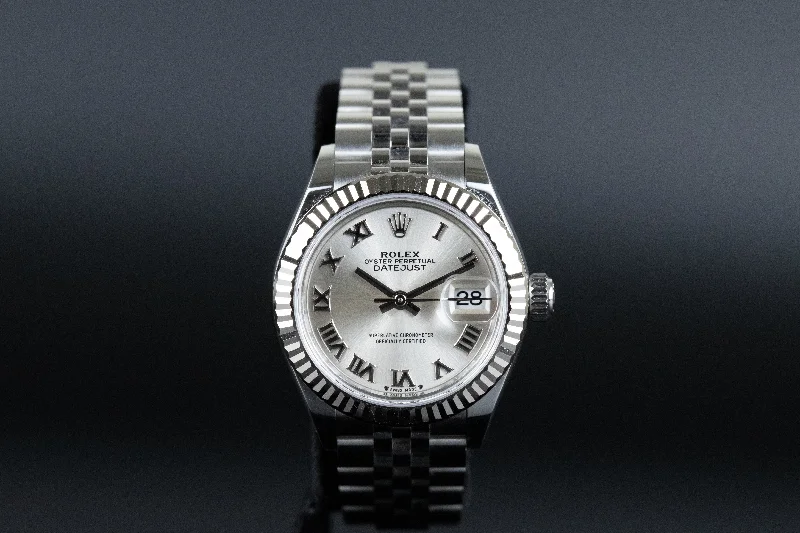 Rolex<br>279174 Datejust 28 Silver Roman Numeral Dial