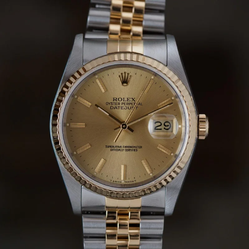 ROLEX Datejust 16233 Completely serviced by Rolex Service Center