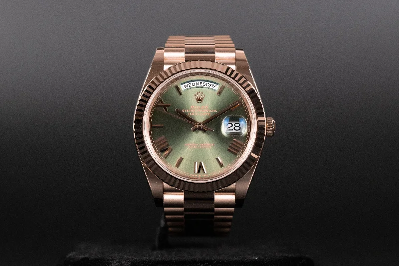 Rolex<br>228235 DayDate 40 Olive Green Dial