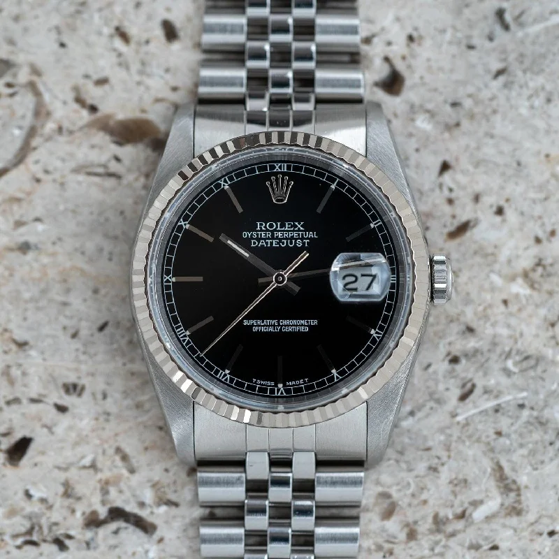 ROLEX Oyster Perpetual Datejust 16234 Black