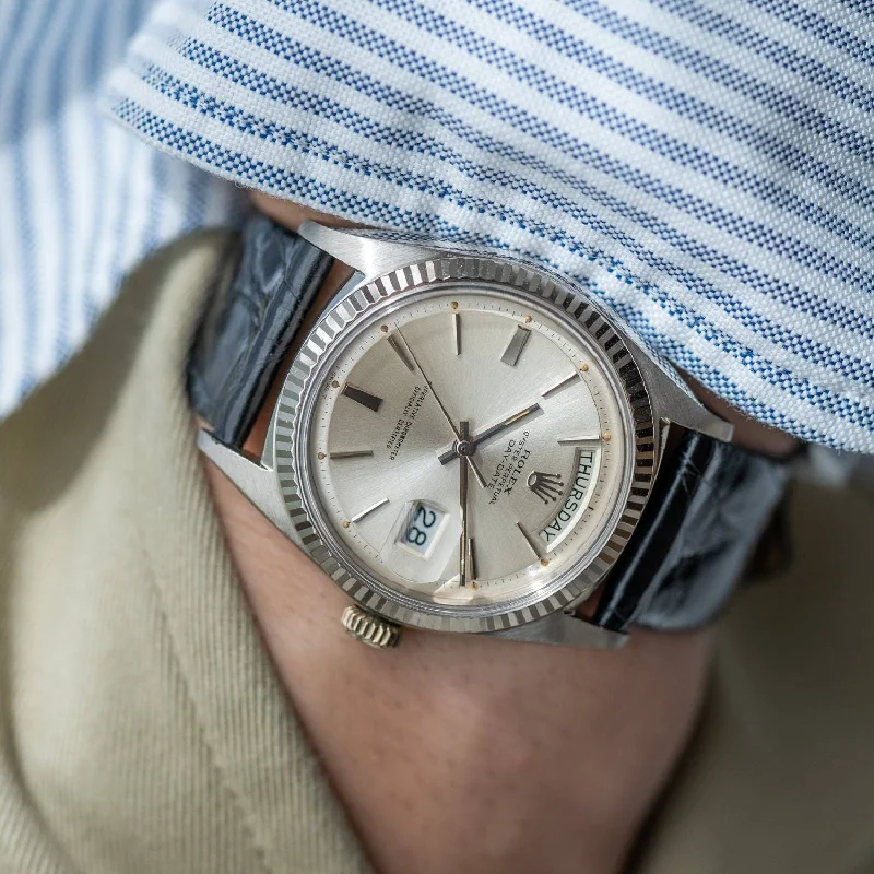 ROLEX Day-Date 1803 WG Silver Dial