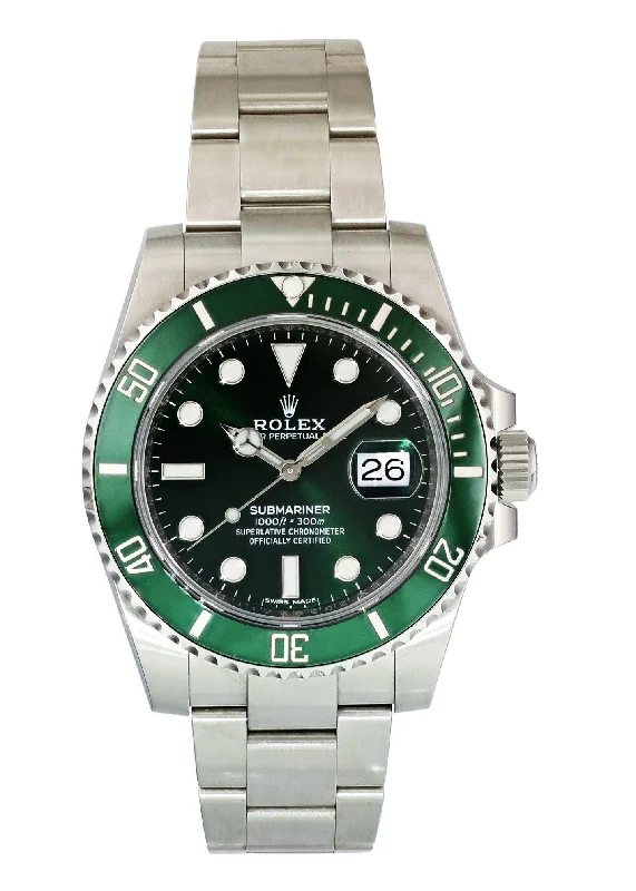 Rolex Submariner Hulk 116610LV Mens Watch