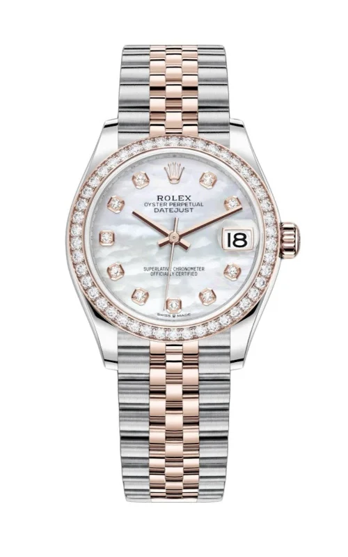 Rolex Datejust 31mm Mother Of Pearl Dial Rose Gold / Steel Reference #278381RBR