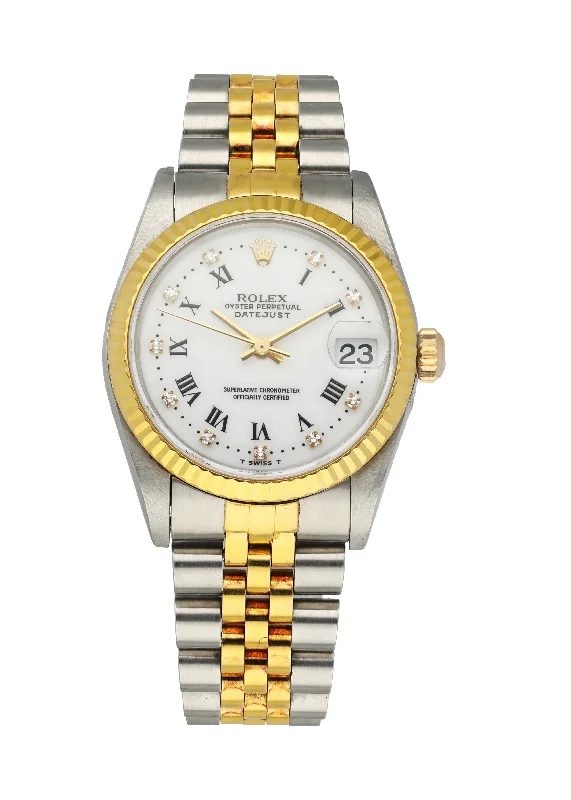 Rolex Datejust Midsize 78273 Diamond Dial Ladies Watch