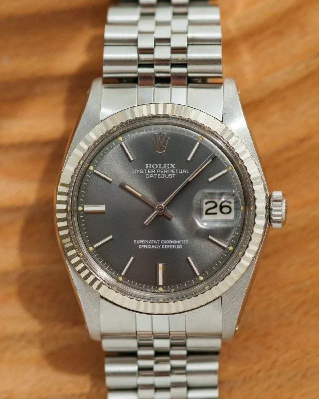 Rolex Datejust 1601 Grey Sigma Dial with Papers