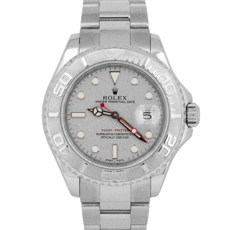 Rolex Yacht-Master PLATINUM Stainless Steel Automatic Oyster 40mm Watch 16622