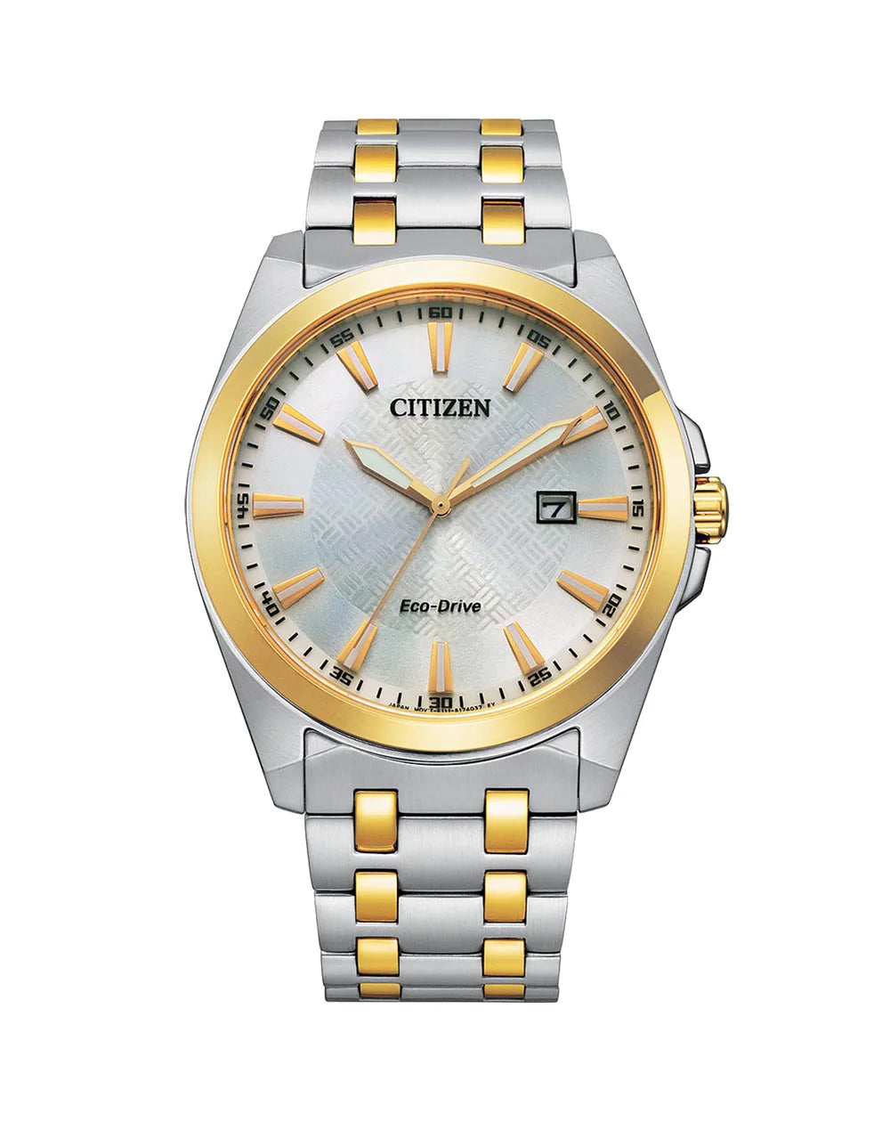 Citizen Eco Drive Bracelet Silver Dial Watch BM7534-59A