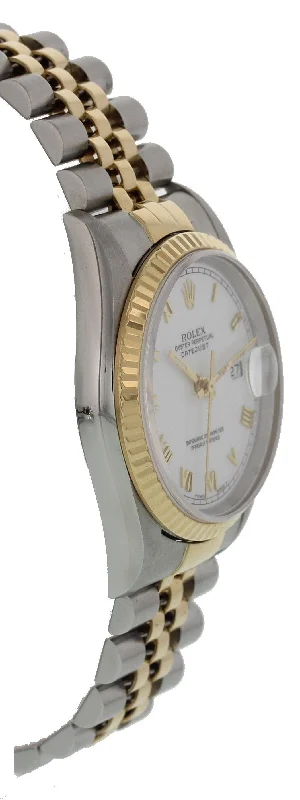 Rolex Oyster Perpetual Datejust 16233 18k Yellow Gold & SS