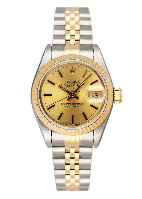 Rolex Datejust 69173 Champagne Dial Ladies Watch