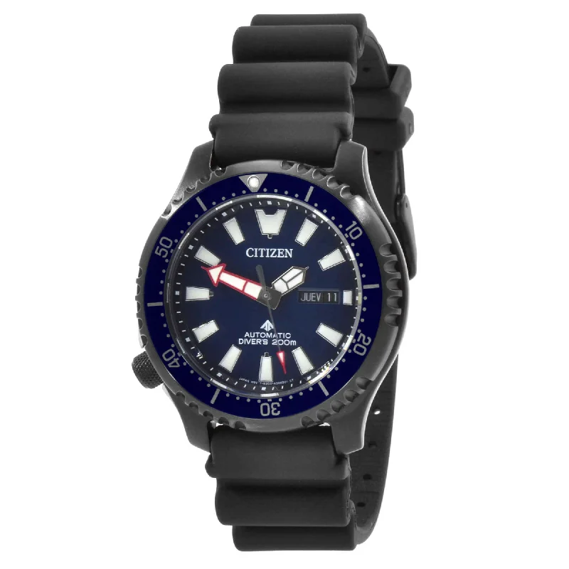 Citizen Men's Watch - Promaster Automatic Date Display Blue Dial Strap | NY0158-09L