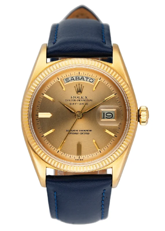 Rolex Day Date 1803 'Sword Hands' 18K Yellow Gold Mens Watch