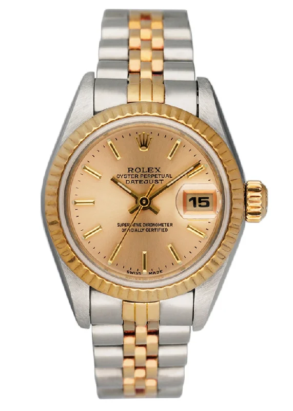 Rolex Datejust 69173 Champagne Dial Ladies Watch