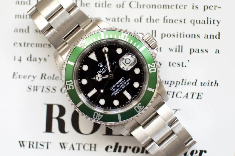 SOLDOUT: Rolex Submariner Date 50th Anniversary "Kermit" 16610LV