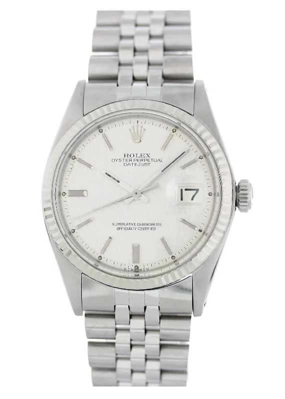 Rolex Oyster Perpetual Datejust Linen Sigma Dial 1601