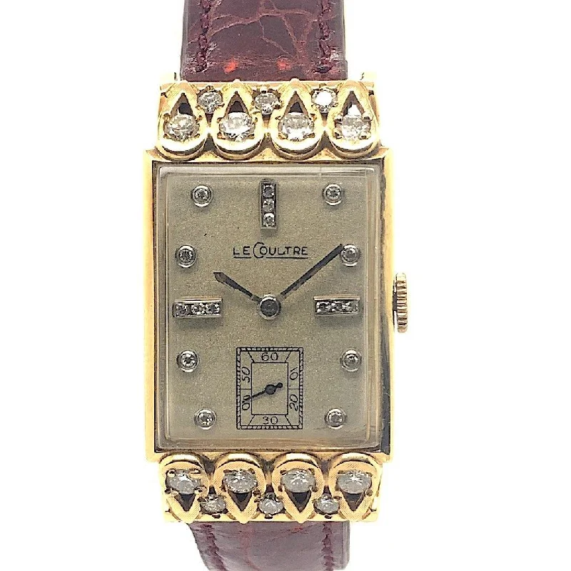 Jaeger-LeCoultre - Vacheron Constantin Yellow Gold & Diamonds Gents Watch, Circa 1940s